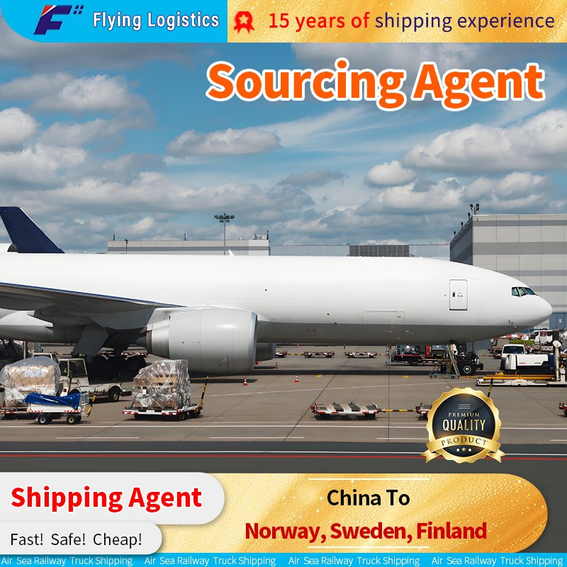 International Express Courier DHL/UPS/FedEx/TNT Air Cargo Shipping Service From China to Norway, Sweden, Finland with Best DDP Shipping Agent Logistic Service
