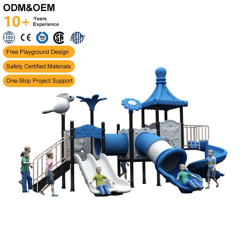 Commercial Kids Park Outdoor Playground Slide Children Kindergarten Swing Play Ground Residential Equipment