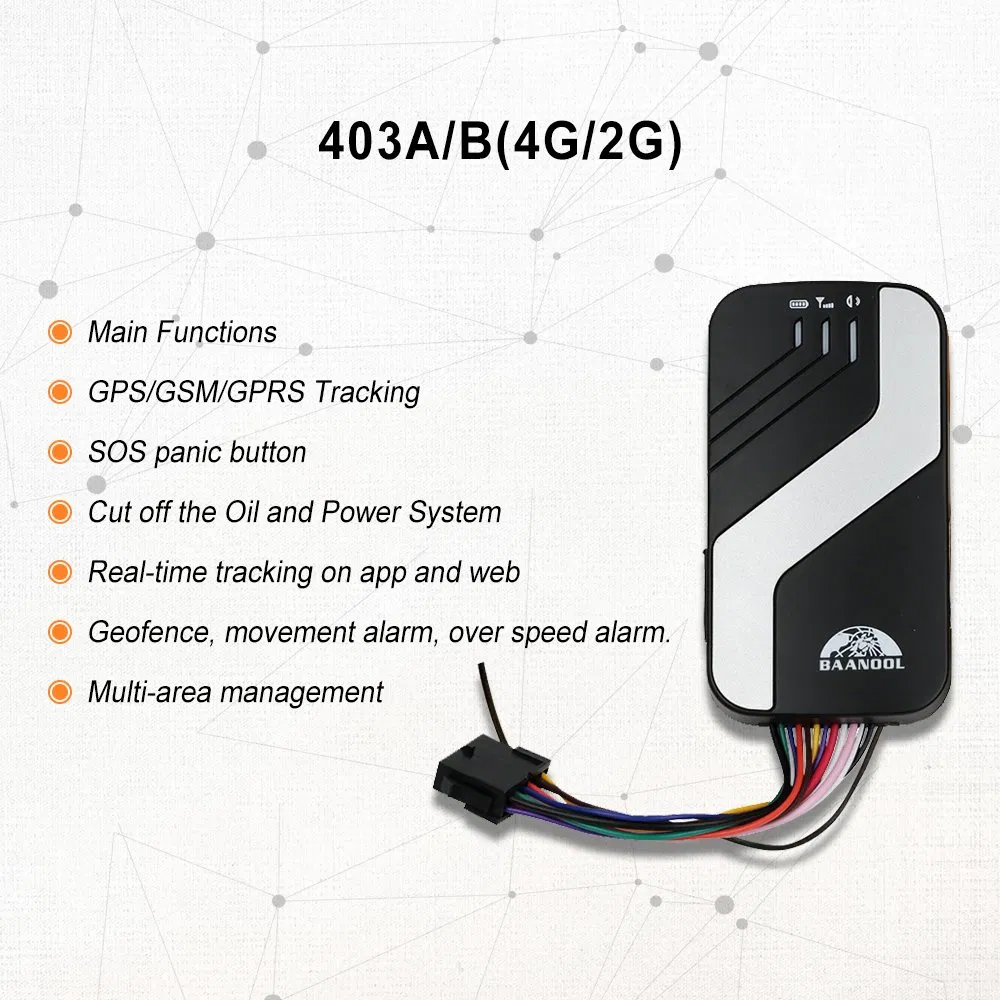 New GPS403 with Bluetooth 4G Coban GPS Manufacturer Car GPS Tracker Support Acc Door Alarm Engine Stop with 4G LTE Real-Time Tracking 4G GPS Tracker