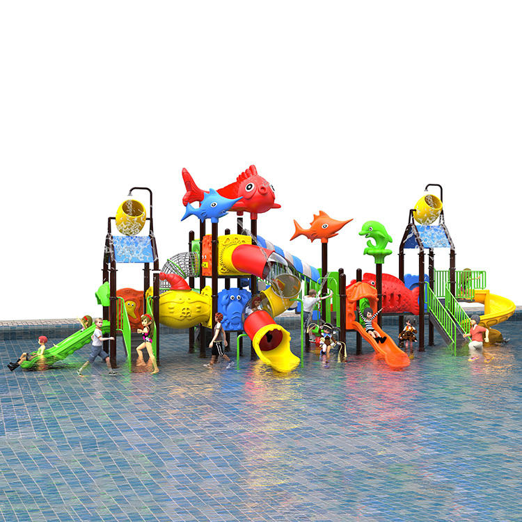 Commercial Fiberglass Plastic Water Slide for Children Professional Water Pool Park Equipment Playground Tube Slide