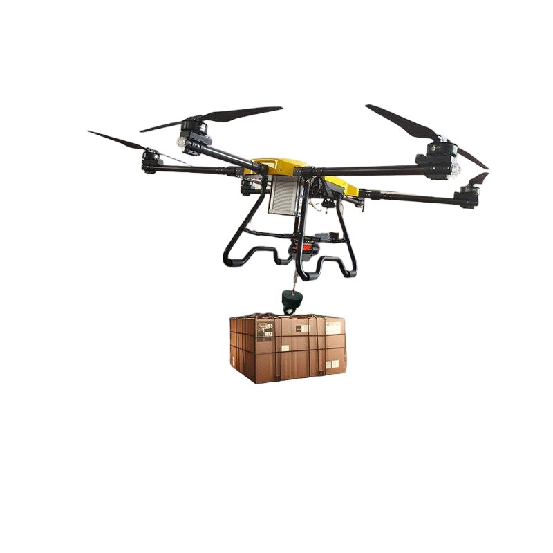 Four-Axis Drone Uav with Carbon Fiber Material Used for Lifting and Transportation.