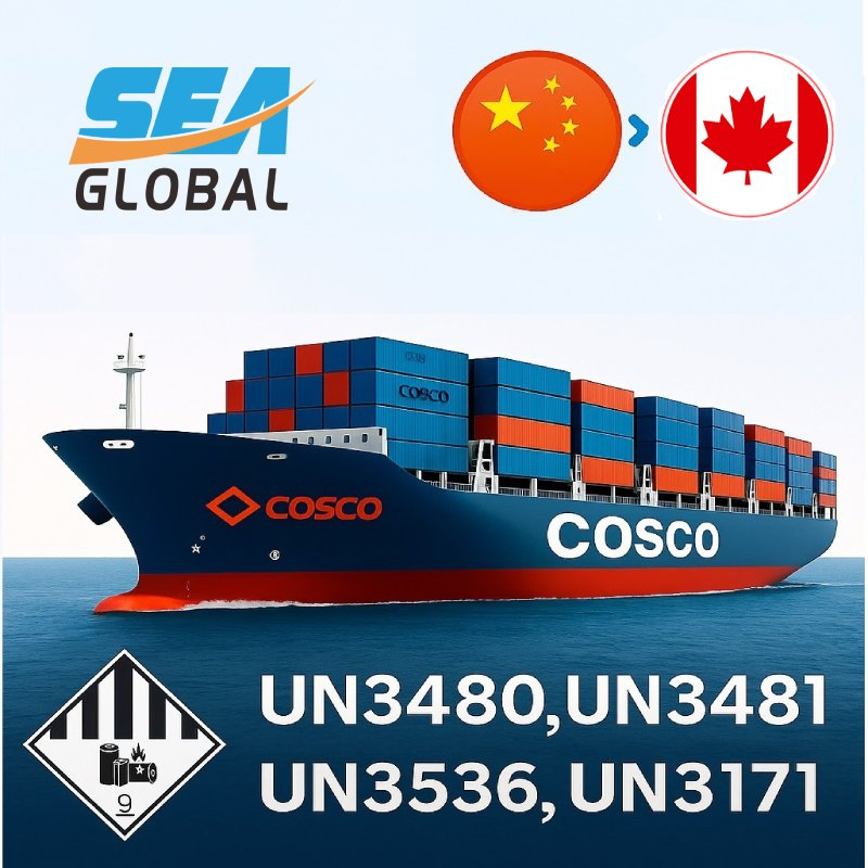 Freight Forwarder Dangerous Cargo Battery Shipping FCL Container Un3480 Un3481 Un3536 Un3171 EXW Fob DDU DDP Logistics Agent