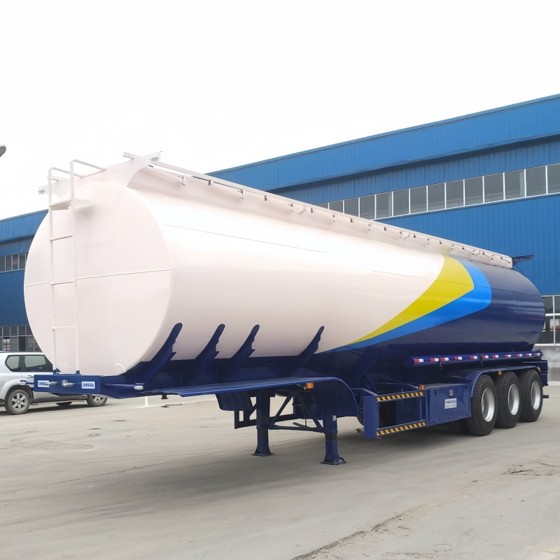 Anti-Corrosive 3-Axle Multi-Compartment Stainless Steel Tank Trailer Oil Tank Trailerfor Various Liquid Transportation Dangerous Goods Transport