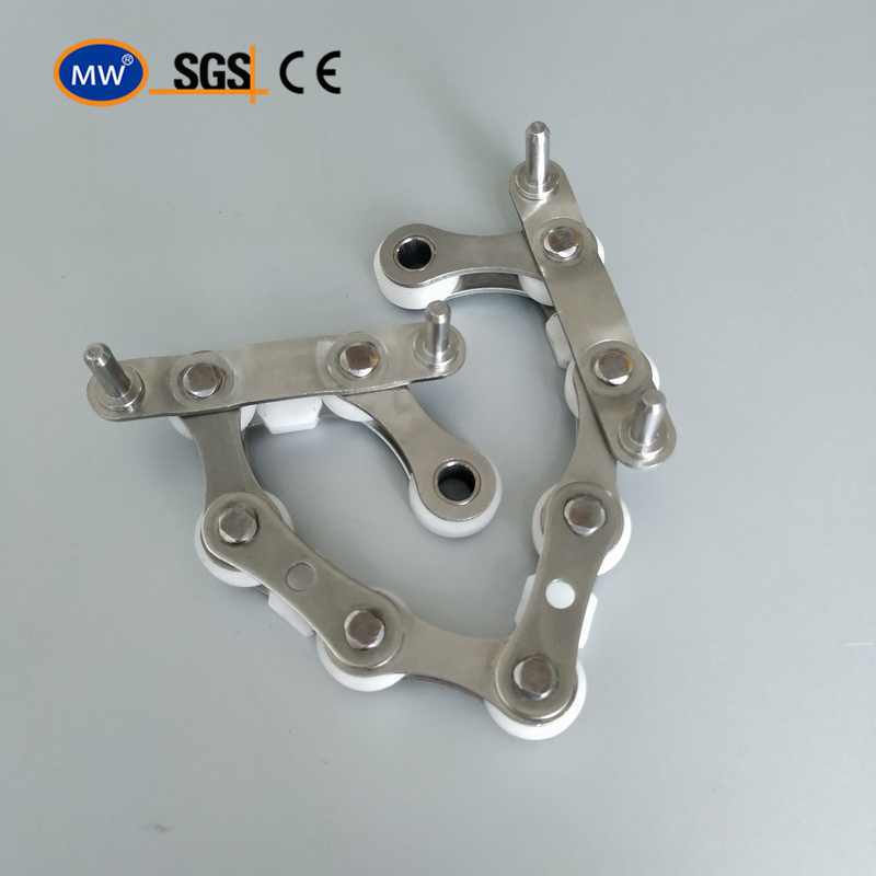 OEM ODM 304/316 Stainless Steel Food Grade Cold Drink Extended Pin Dairy Machinery Ice Cream Freezing Tunnel Dessert Conveyor Chain for Ice Cream Maker Machine