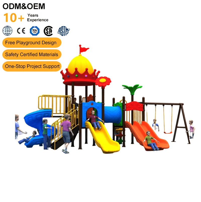 Commercial Kids Park Outdoor Playground Slide Children Kindergarten Swing Play Ground Residential Equipment