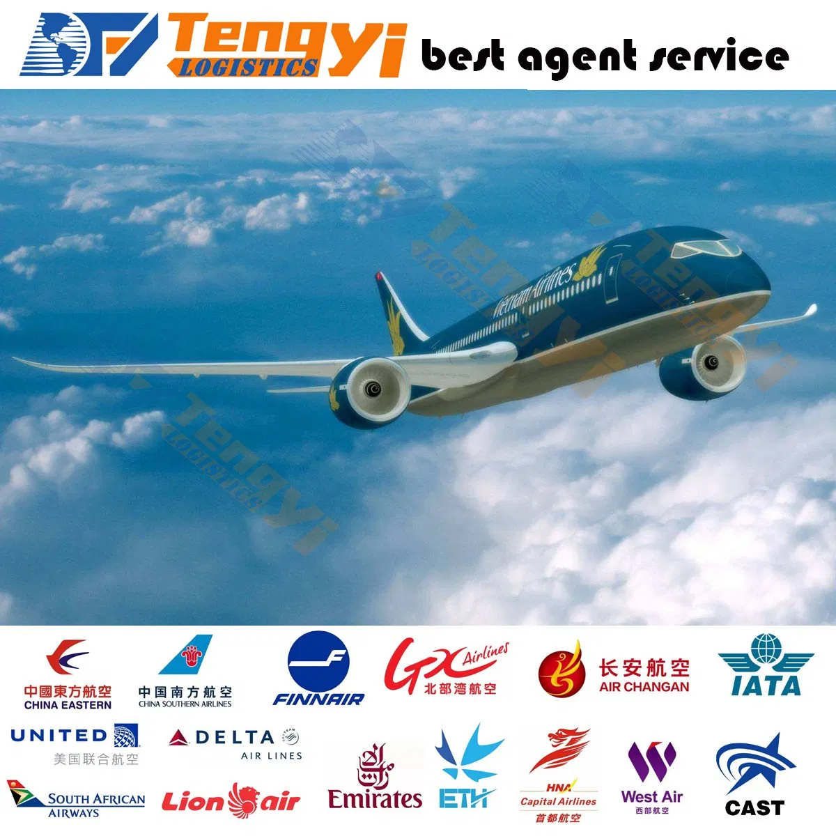 Air Shipping From China to SA Nfernando/Salinas/Solana Beach Door to Door Logistics China Shipping Aircargo DDU DDP to USA / Us