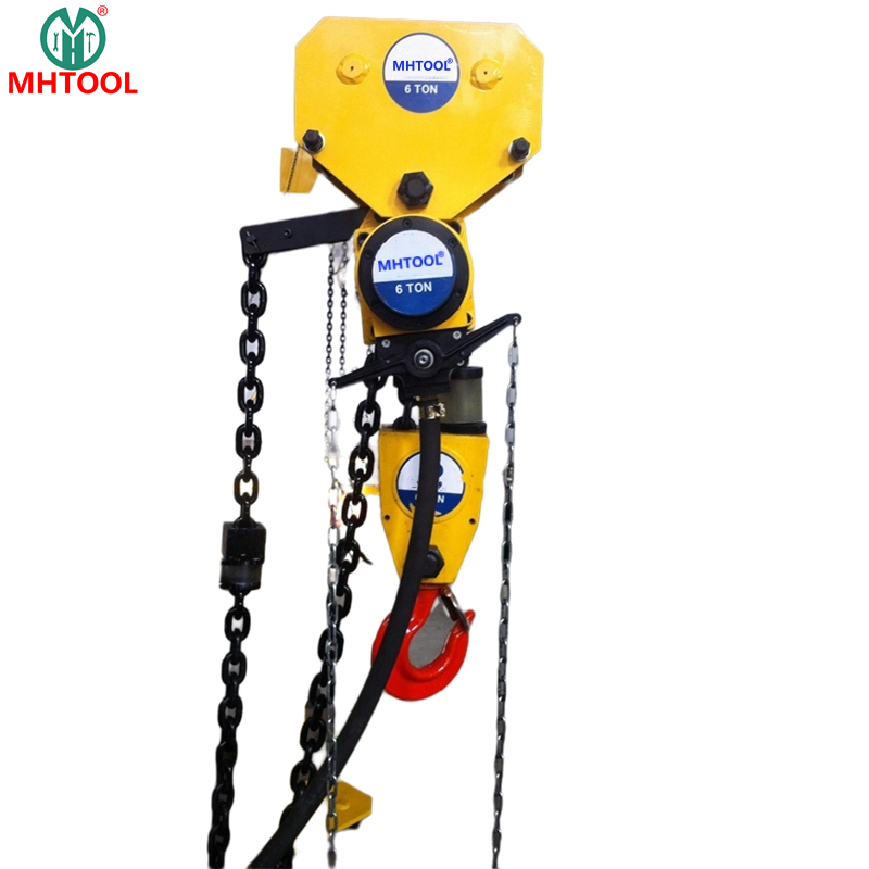 50ton Hook Suspended Pneumatic Air Chain Hoist for Complex and Dangerous Environment.