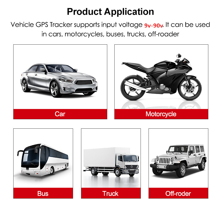 4G GPS Tracker Ca003 Real Time GPS Tracking Device with Acc Detection for Car Tracking