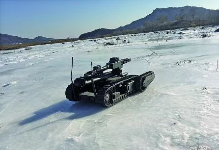 Minimum Size Bomb Disposal Robot for Transfer Dangerous Objects
