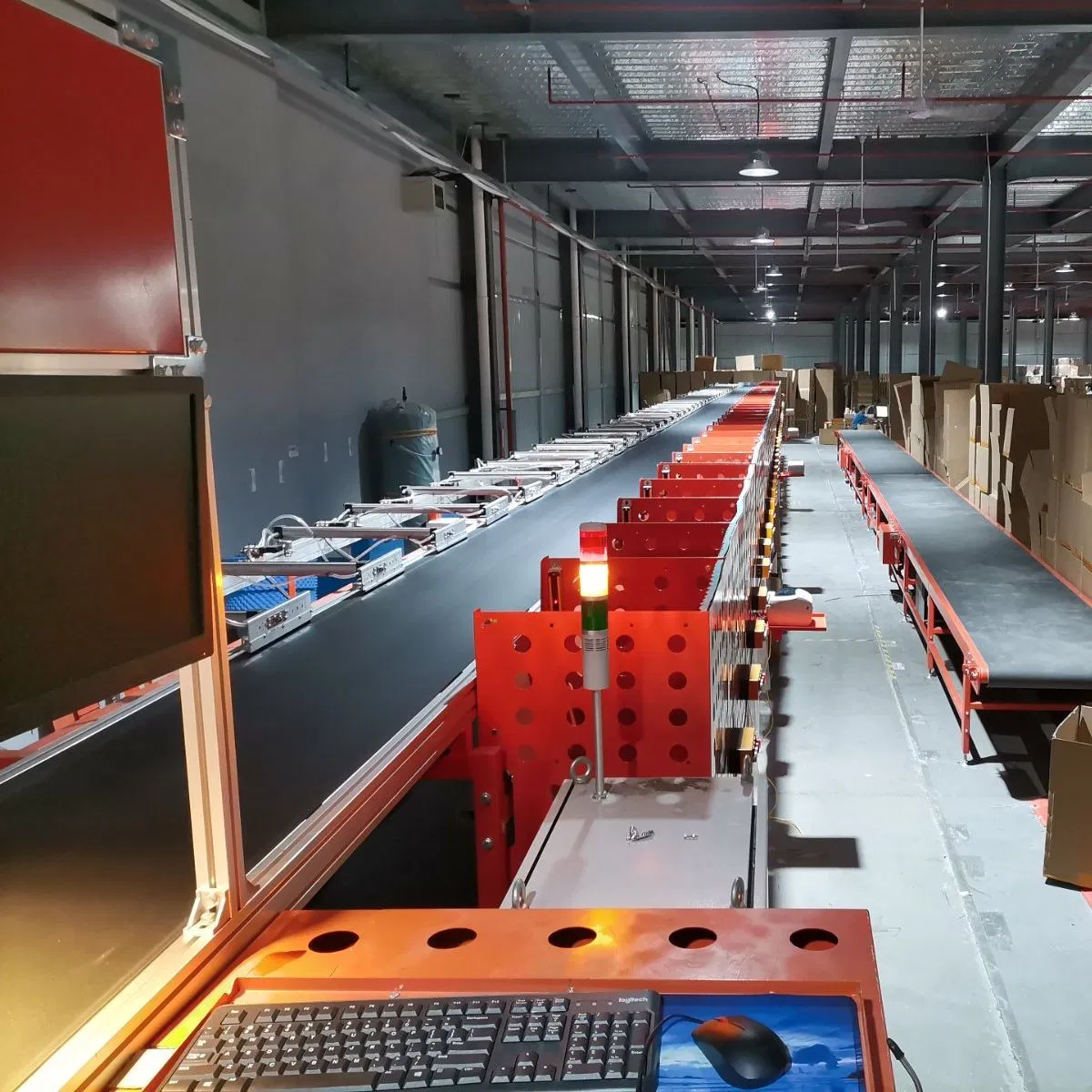 Smart Warehouse Management System Featuring Advanced Air Push Technology