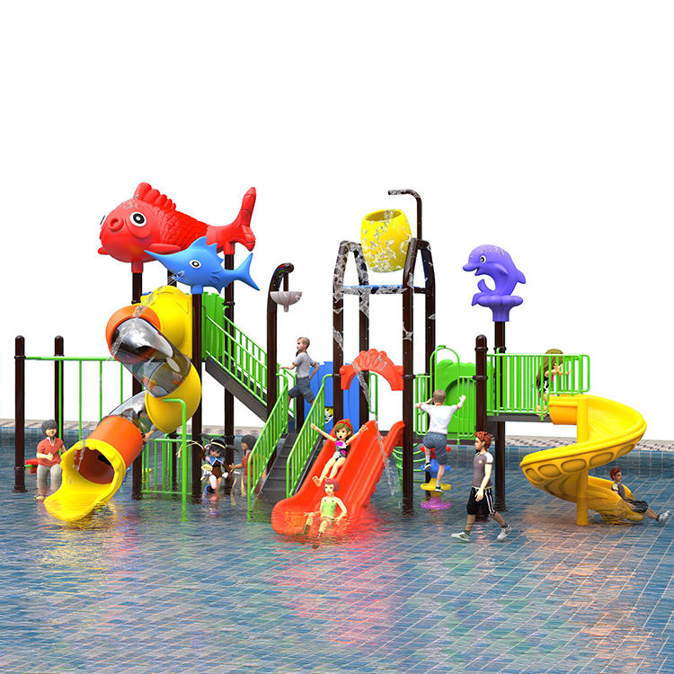Commercial Fiberglass Plastic Water Slide for Children Professional Water Pool Park Equipment Playground Tube Slide