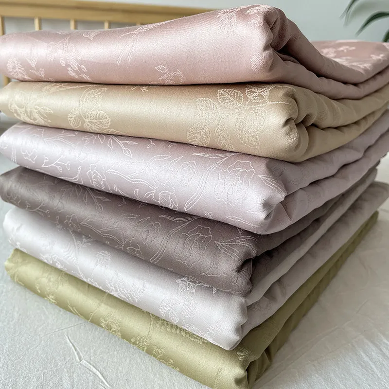 Satin Jacquard Textile Fabric