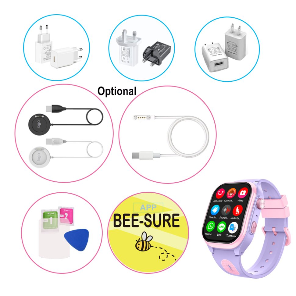 Top quality 4G LTE IP67 waterproof students GPS smart watch with real time tracking for personal security D43