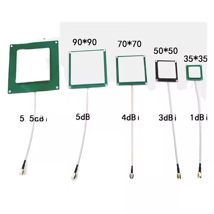 Ceramic RFID UHF Antenna 915MHz 5.5dBi Circular Polarization Used for Warehouse Management