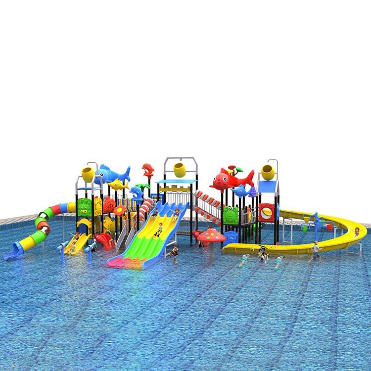 Commercial Fiberglass Plastic Water Slide for Children Professional Water Pool Park Equipment Playground Tube Slide