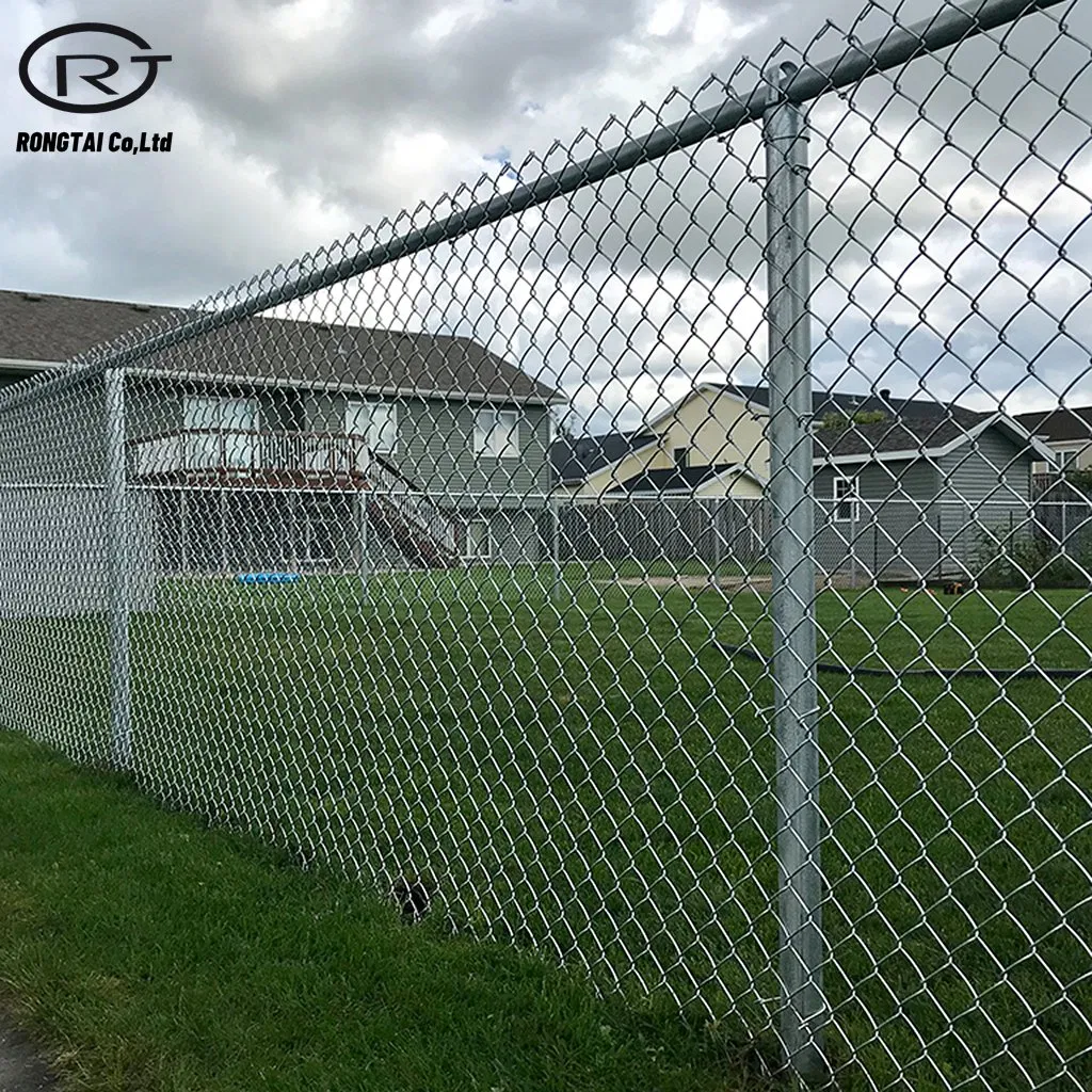 Sustainable PVC Coated Chain Link Fence Construction Decoration Fencing Panel