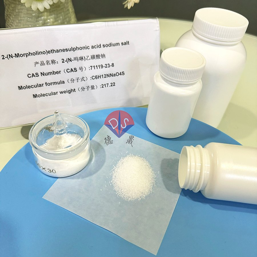 Laboratory Reagent Mes Sodium Salt Solution Has Good Solubility for Preparing Buffer Solution