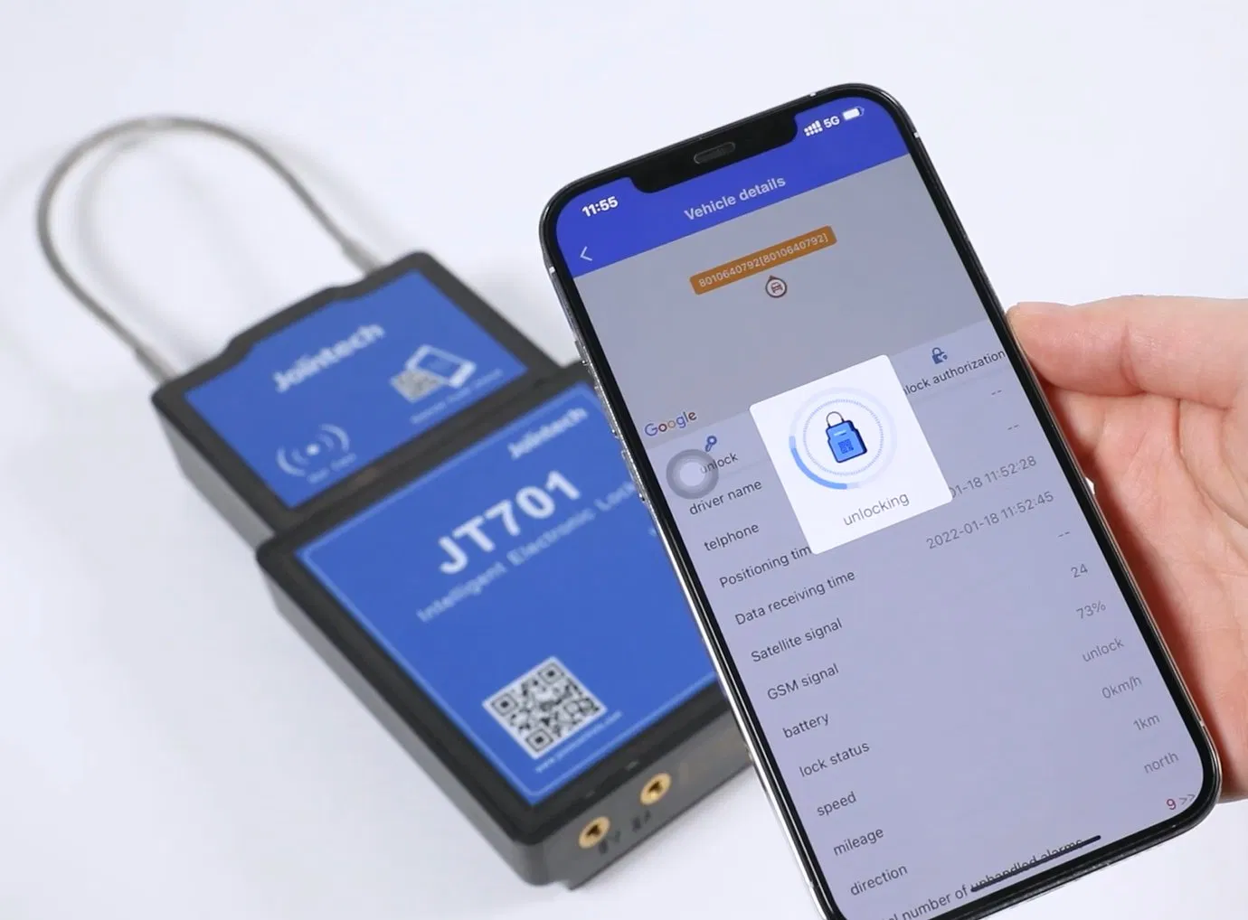 Jointech Jt701 Container Cargo Device Asset Track Container Lock Truck Seal GPS Asset Tracker