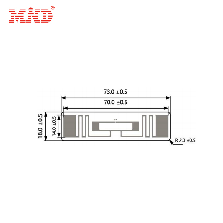 Custom Printable UHF Strong Adhesive Label Tag Warehouse Management