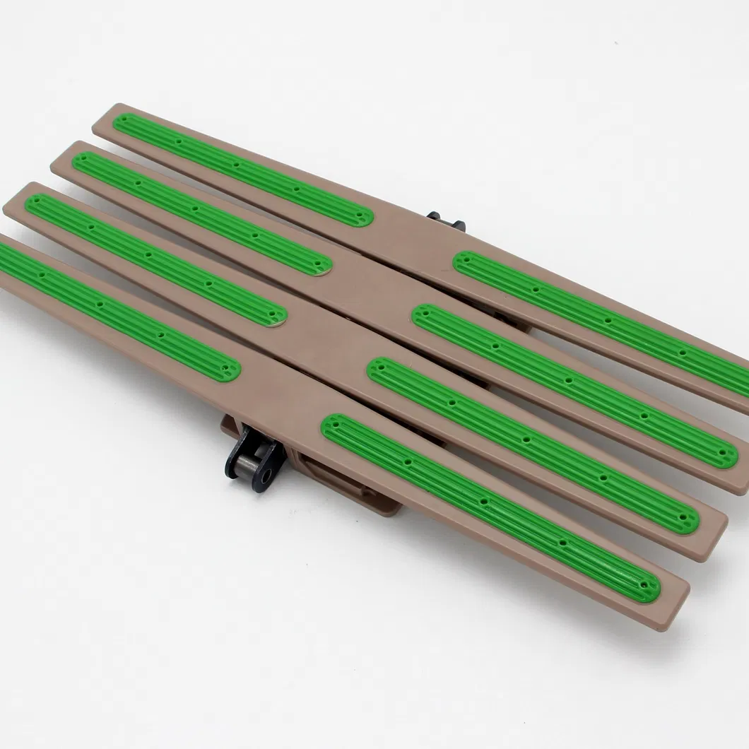 1873tw Low Friction Rubber Top Spiral Conveyor Chain Detail