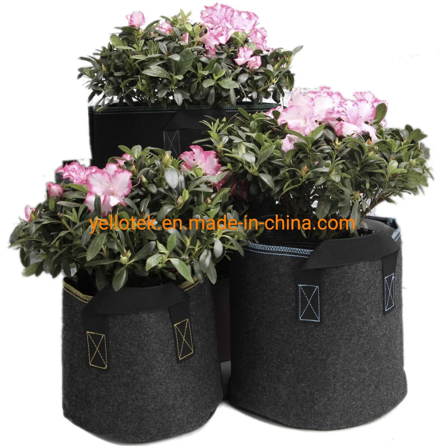 All Size Outdoor Garden Flower Fabric Pot High-Quality Grow Bags with Handles