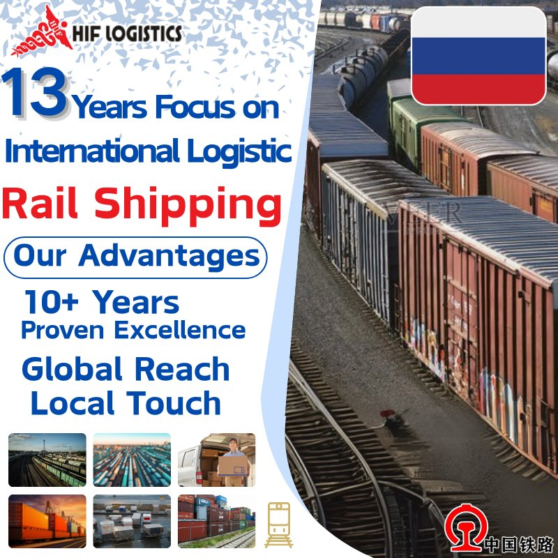 Professional China– Russia Railway Cargo Shipping – Full Container &amp; Consolidated Loads with DDP Option