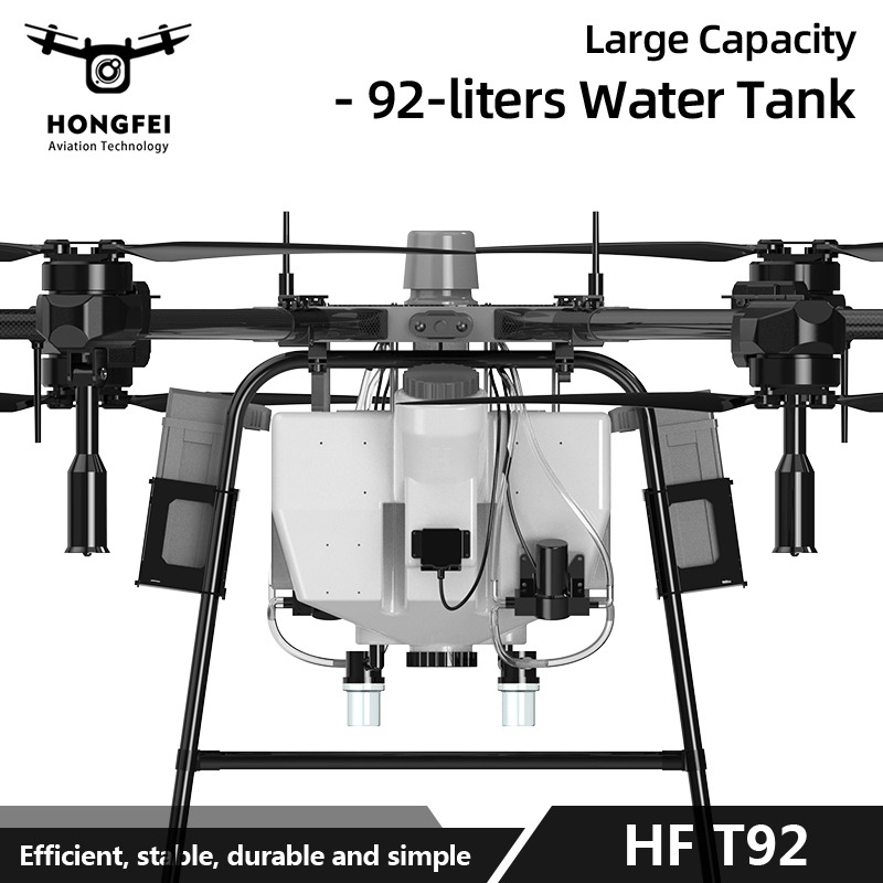 92L Rtk Agriculture Dron Hf T92 Professional Multi-Functional Agricultural Sprayers Drone for Farmers Use Crop Dusting Pesticide Spraying Liquid Fertilizer