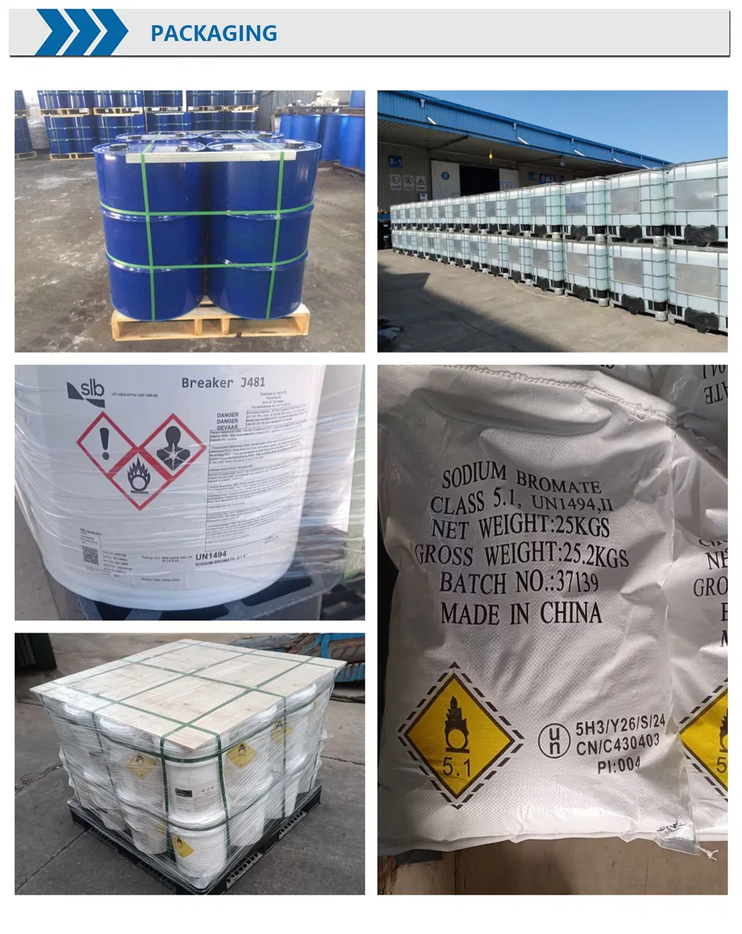 Sodium Bromate Storage