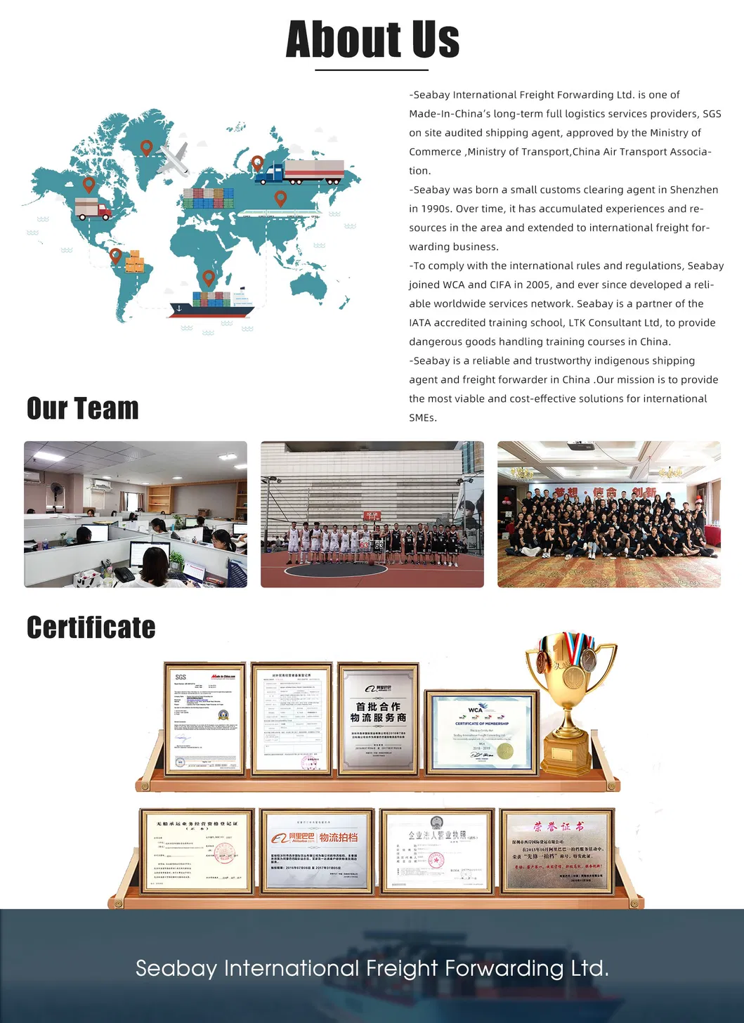 Logistics Certificate