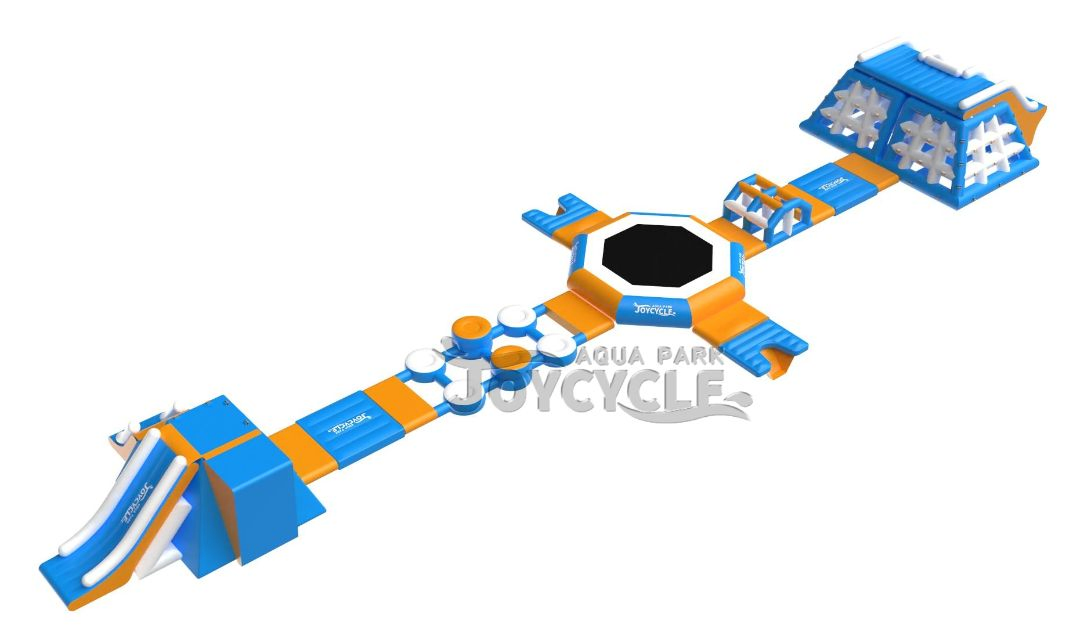 Blow up Water Playground in Lake Inflatables on Water