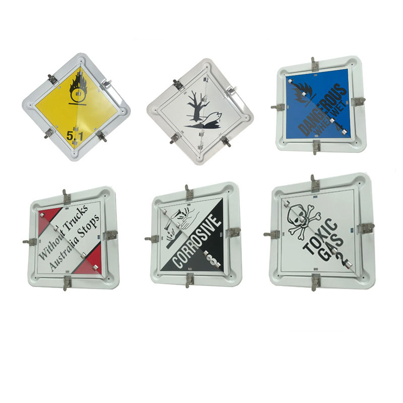 Factory Price Aluminum Dangerous Goods Transportation Label