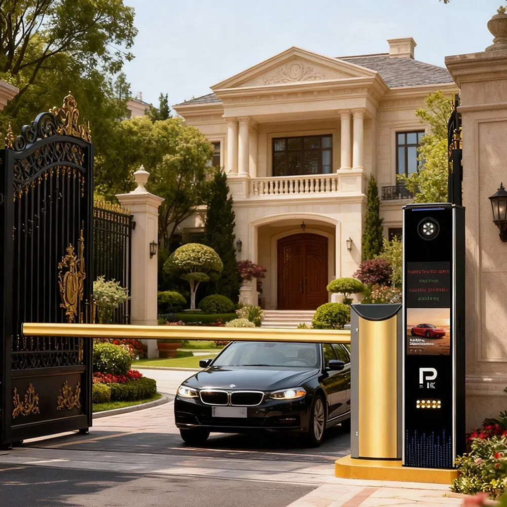 High-Precision High-Quality 500W Pixel License Plate Recognition System Parking Management with LED/LCD Large Screen for Logistics Warehouse Entrance