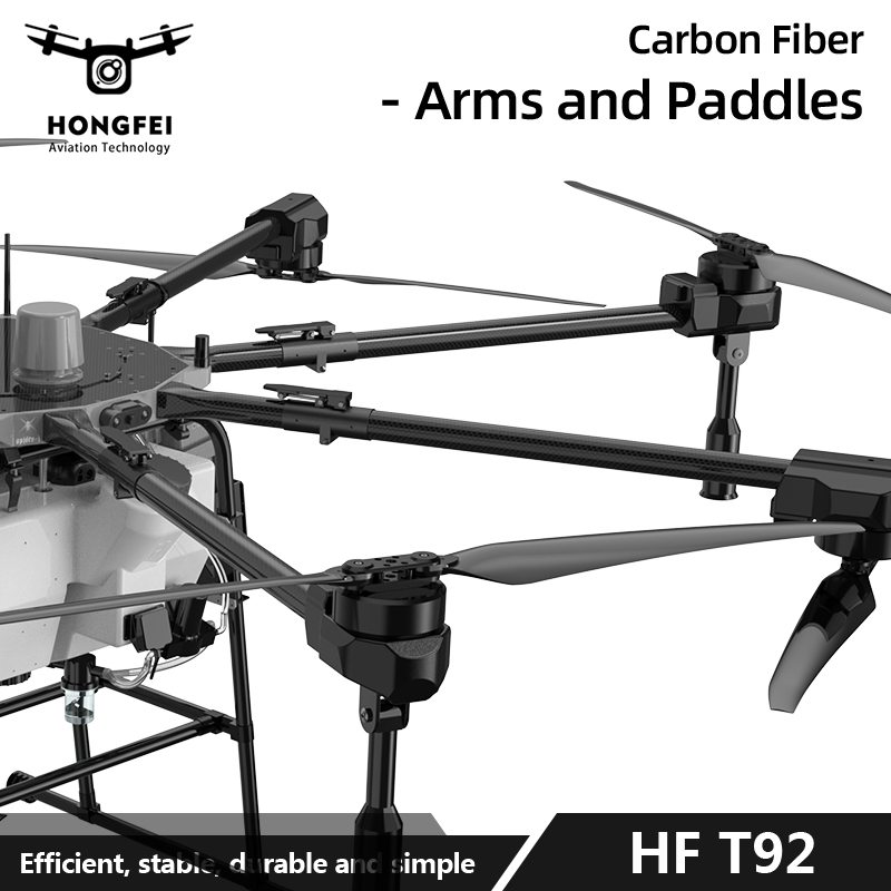 92L Rtk Agriculture Dron Hf T92 Professional Multi-Functional Agricultural Sprayers Drone for Farmers Use Crop Dusting Pesticide Spraying Liquid Fertilizer