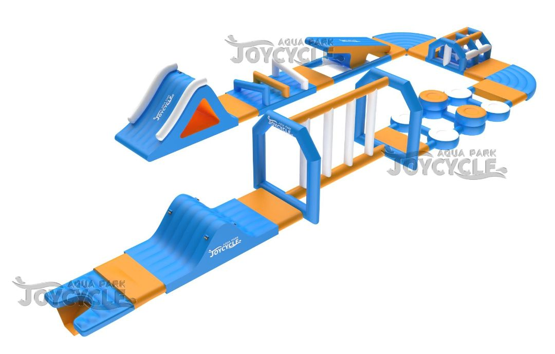 Mini Inflatable Water Park Obstacle Course Playground for Children and Adults