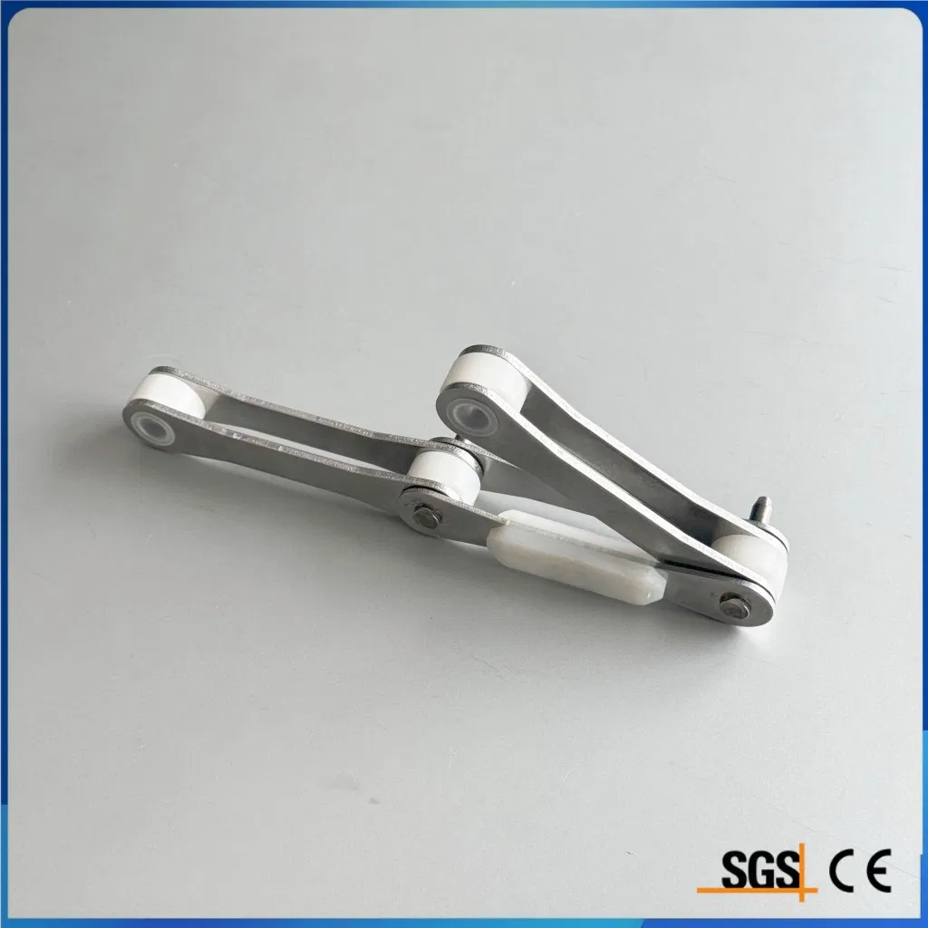 High Durability C208AHL Food Grade Stainless Steel Ice Cream Cold Drink Nylon Roller Conveyor Chain for Industrial Production Lines