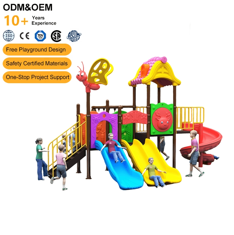 Commercial Kids Park Outdoor Playground Slide Children Kindergarten Swing Play Ground Residential Equipment