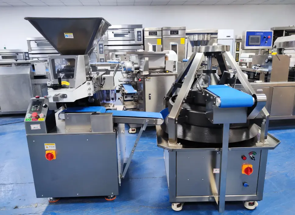 High-Quality Automatic Adjustable Dough Ball Cutting Machine and Dough Divider Rounder for Pizza Small Bread Cookie Manufacturers, Factories