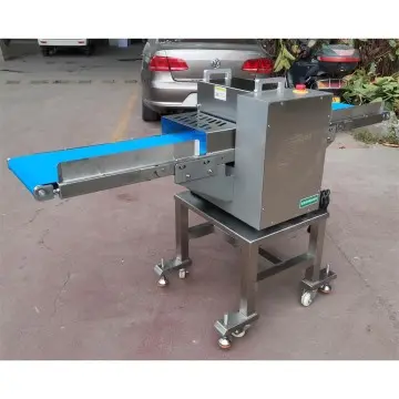 Industrial Fresh Meat Steak Fillet Cutting Machine - Conveyor Belt Poultry Cutter