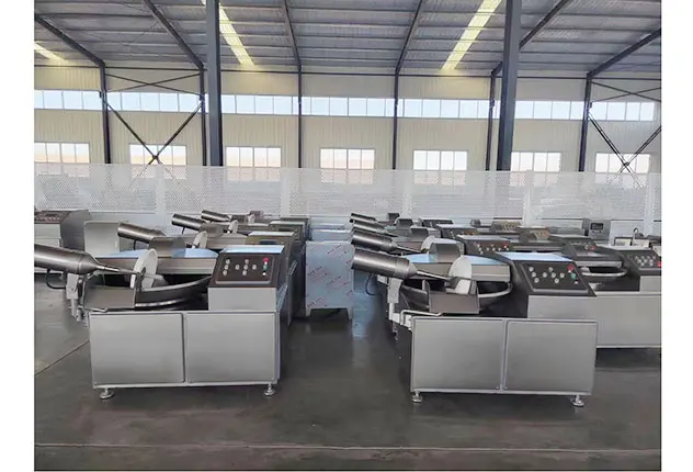 Fish Meat Chopper Machine - Industrial Food Processing Equipment for Cutting and Mixing Meat