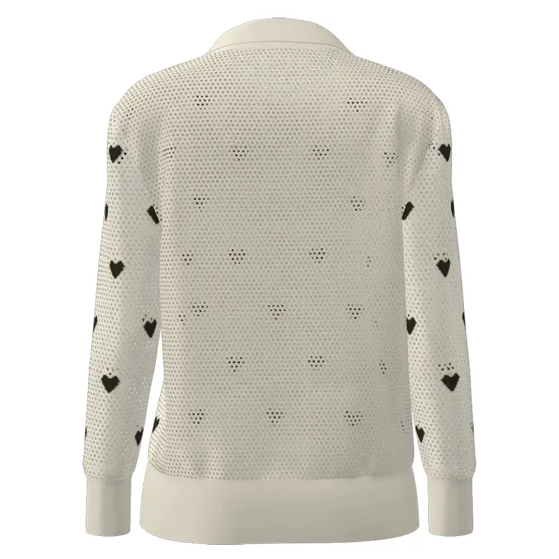 Wholesale Women's Long-Sleeve Wool Polo Shirt Supplier, Suppliers