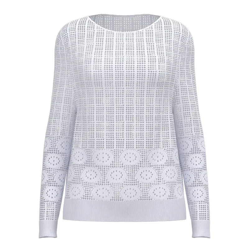 Wholesale Women's Long-Sleeve Round Neck Sweater Manufacturer, Factory