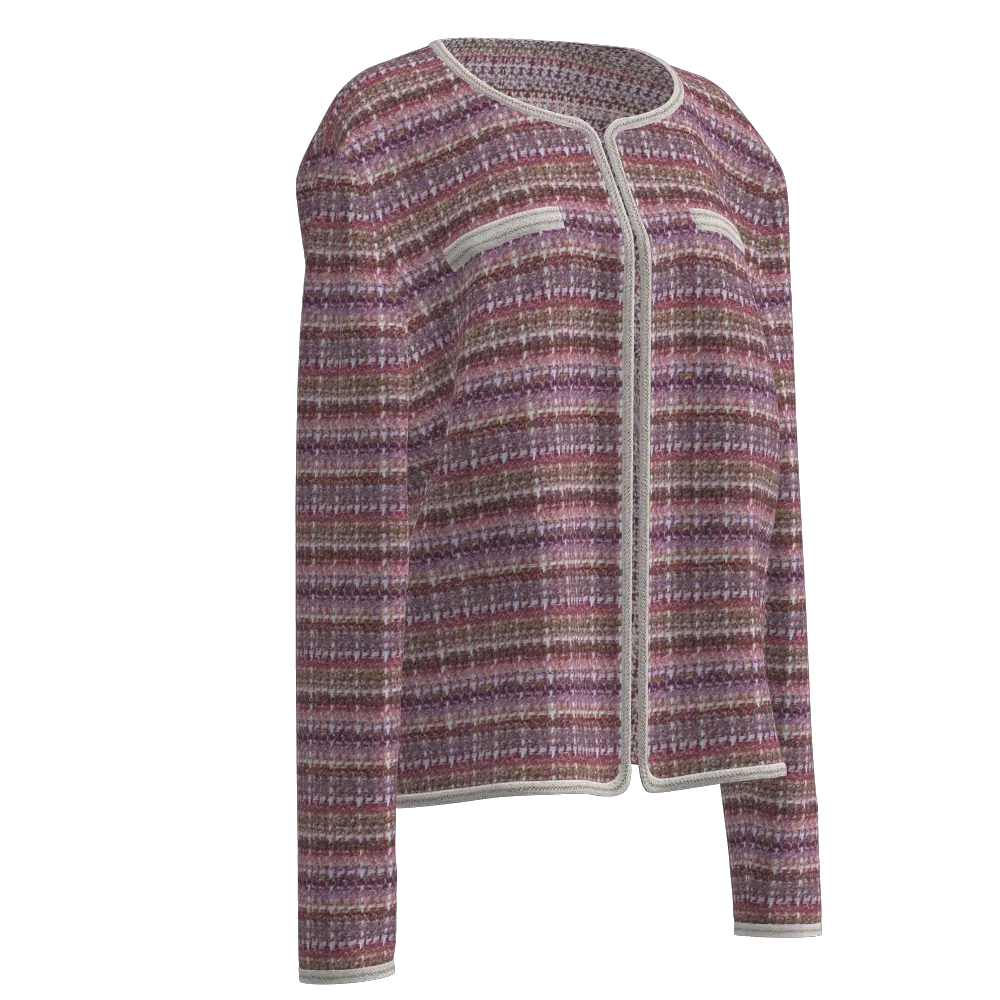 China Women's Tweed-Style Jacket Manufacturer, Suppliers