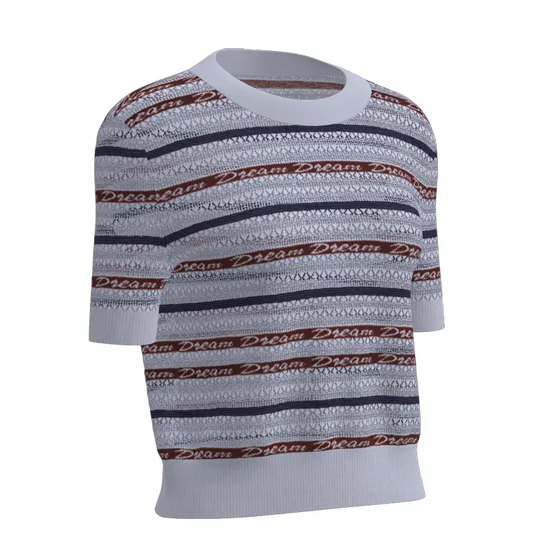 High-Quality Women's Short-Sleeve Round Neck Top Manufacturer, Factory