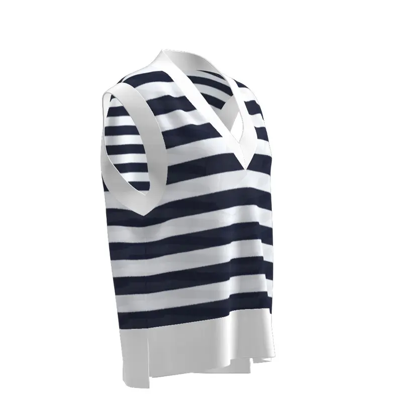 High-Quality Women's V-Neck Sleeveless Sweater Manufacturer, Factory