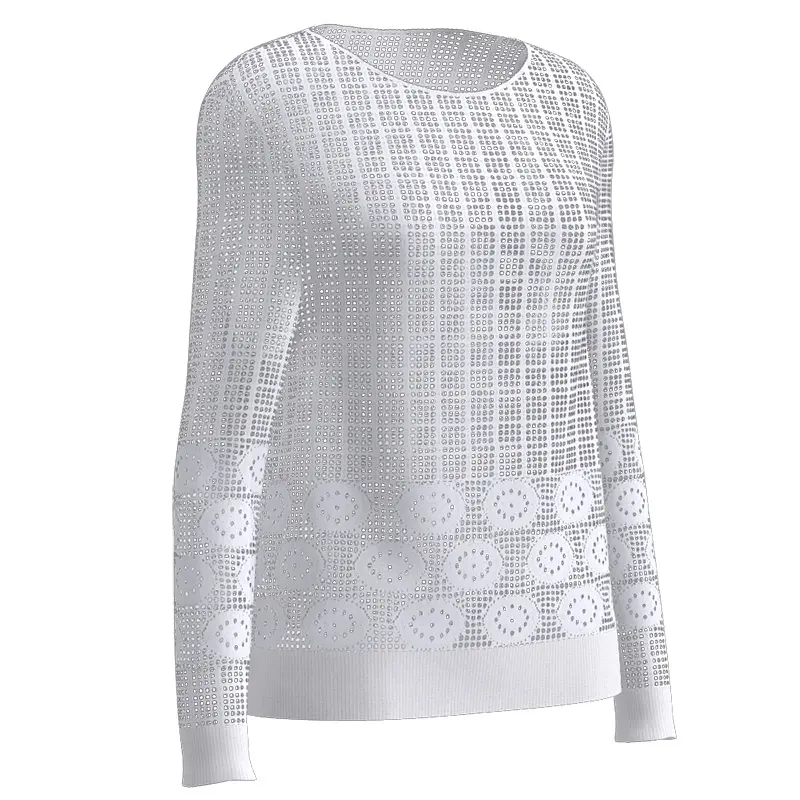 Wholesale Women's Long-Sleeve Round Neck Sweater Manufacturer, Factory
