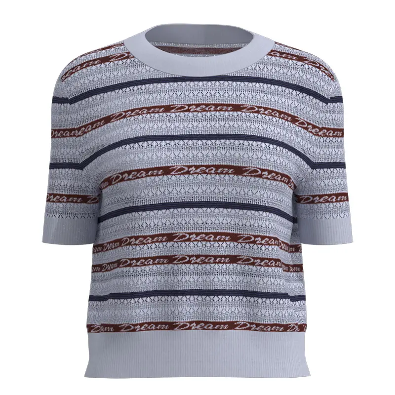 High-Quality Women's Short-Sleeve Round Neck Top Manufacturer, Factory
