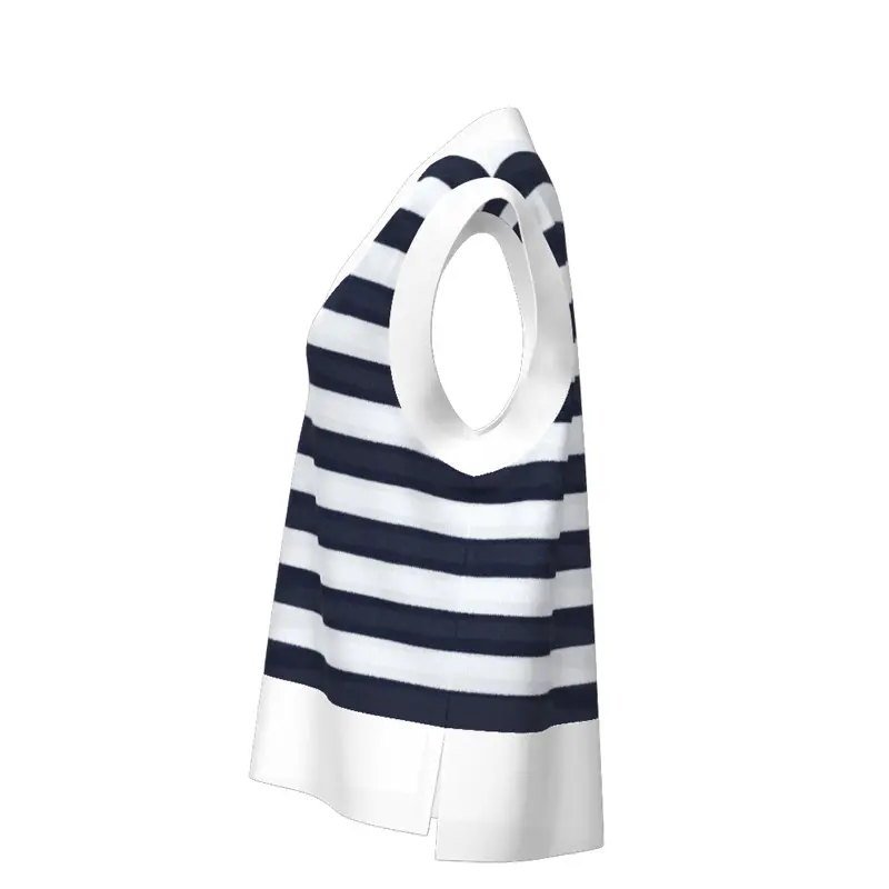 High-Quality Women's V-Neck Sleeveless Sweater Manufacturer, Factory