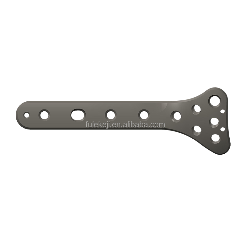 2.0 L Mini Trauma Straight Anatomic Plate Titanium Hand Foot Non-Active Surgical Instrument Model II CE Certified