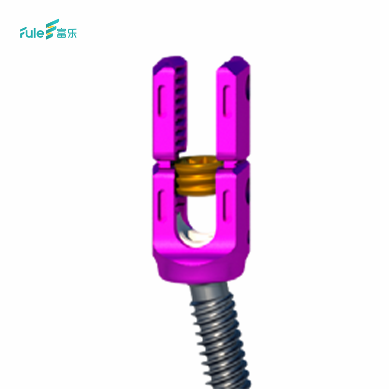 5.5 Titanium Spinal Screw System Adjustable Connector Orthopedic Spine Implant