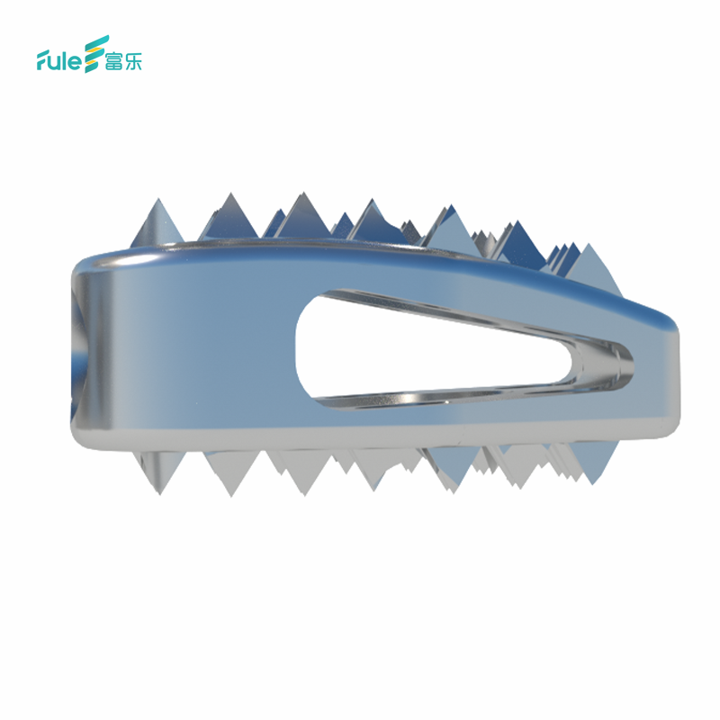 Titanium Artificial Organs Implant Materials Arc-Shaped Cervical Interbody Fusion Cage Apply to Normal Endplate